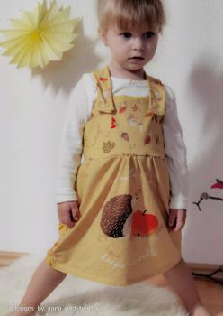 Preview: Baumwoll Jersey Panel Igel Iggi ca. 68 cm 3 Farben by Christiane Zielinski